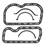 GLASER E36002-00 Gasket Set, wet sump